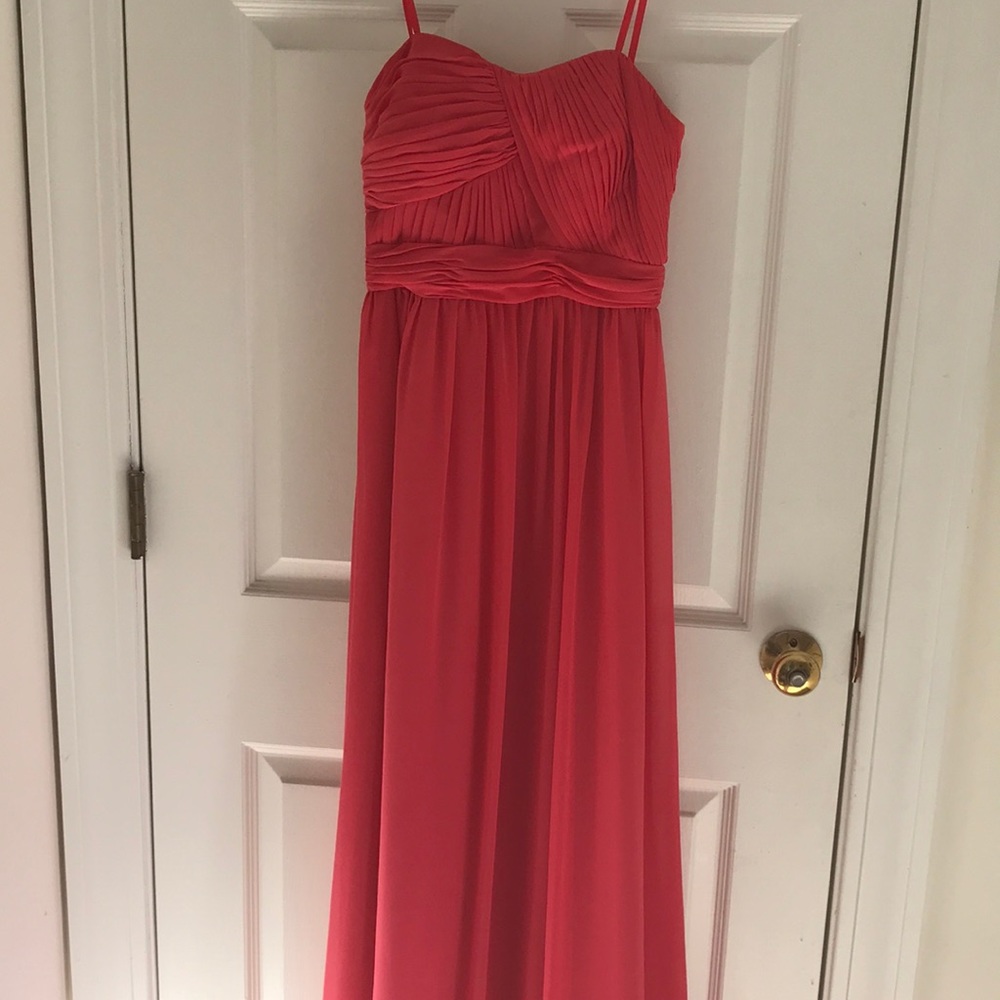 Strapless formal gown